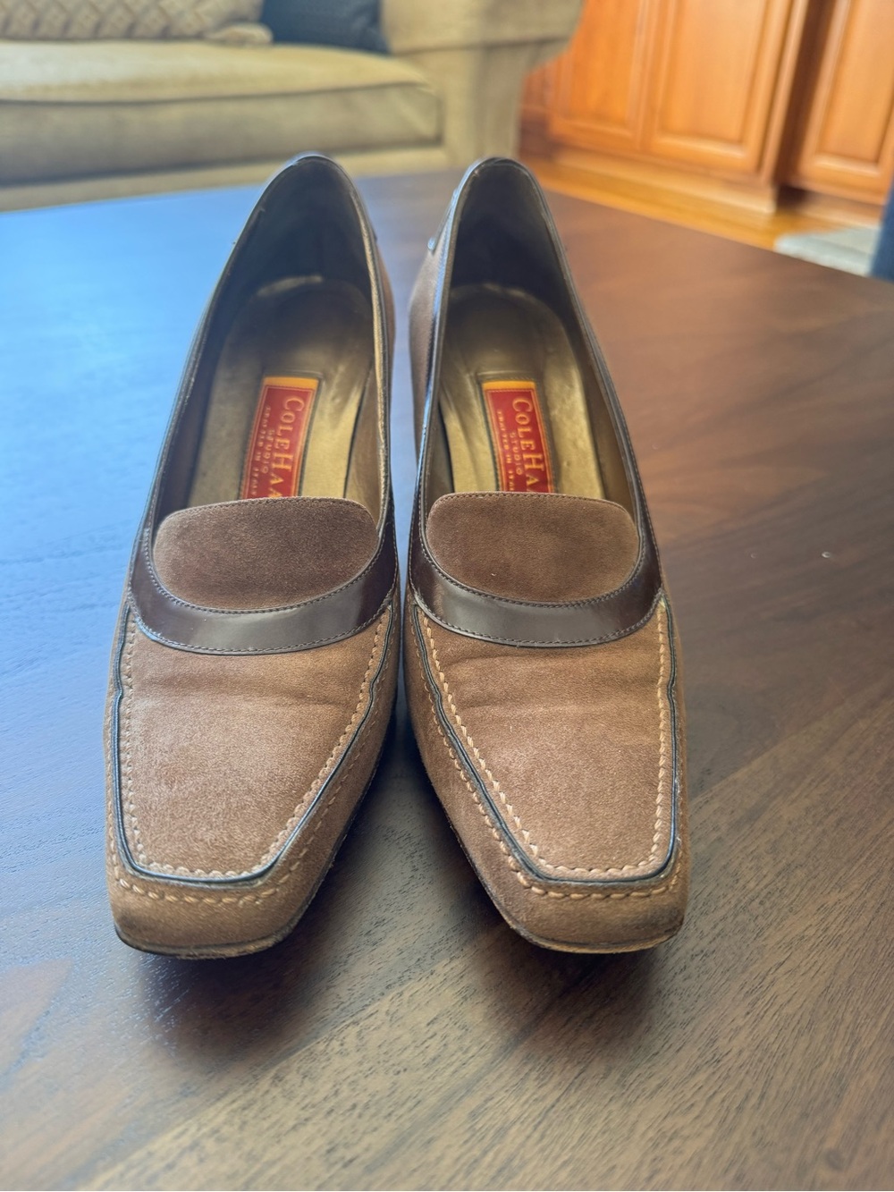 Cole Haan Tan Suede heels for
Work - Picture 2 of 9